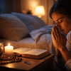 Oração da noite pedindo proteção de Deus enquanto dormimos